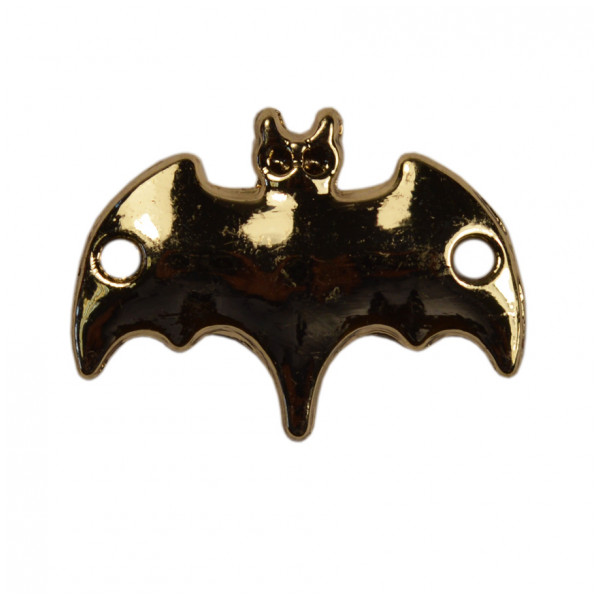 Украшение пришивное, летучая мышь, цвет золото